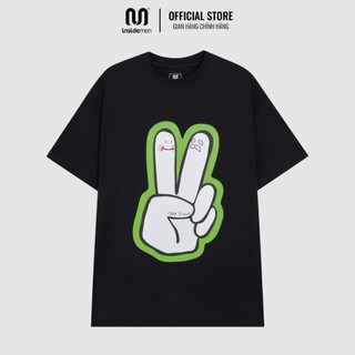 Áo phông unisex nam nữ local brand INSIDEMEN tay lỡ chất liệu 100% cotton 3 size M,L,XL ITS078S3