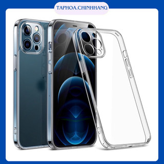 Ốp lưng trong loại cao cấp - viền dẻo- dành cho iphone 6 đến 13Promax - bảo vệ chống trầy - Chống va đập