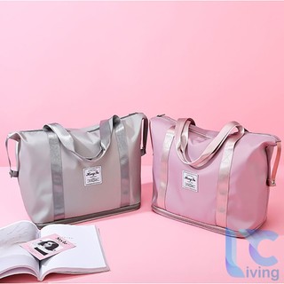 Túi Du Lịch 2 Tầng Living C, Túi Đựng Đồ Đa Năng Nhiều Ngăn, Nhiều Màu Rộng Rãi Gấp Gọn Được