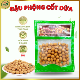 Đậu phộng cốt dừa tỏi ớt tân lộc phát bịch 80g