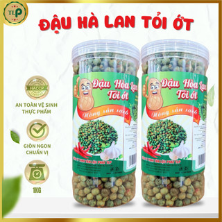 ĐẬU HÀ LAN TỎI ỚT TÂN LỘC PHÁT 1KG - COMBO 2 HŨ 500G