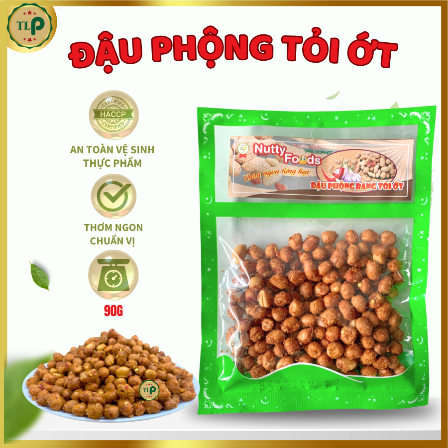 ĐẬU PHỘNG RANG TỎI ỚT BỊCH 90G