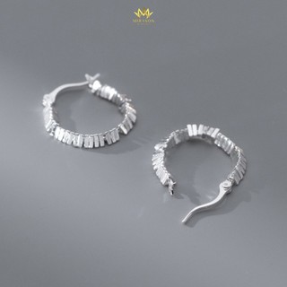 Bông tai bạc s925 bông tai khoen sequin - mirason mbt05020 - khuyên tai bạc đẹp cá tính