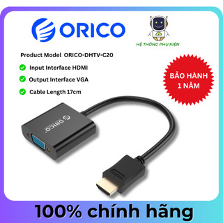Đầu chuyển đổi hdmi sang vga orico dhtv-c20 hàng chính hãng