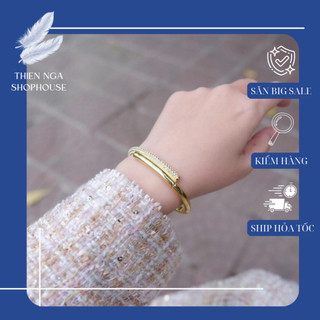 Vòng tay nữ DEXTERA bst mới cao cấp, lắc tay swarovski cao cấp, fullbox