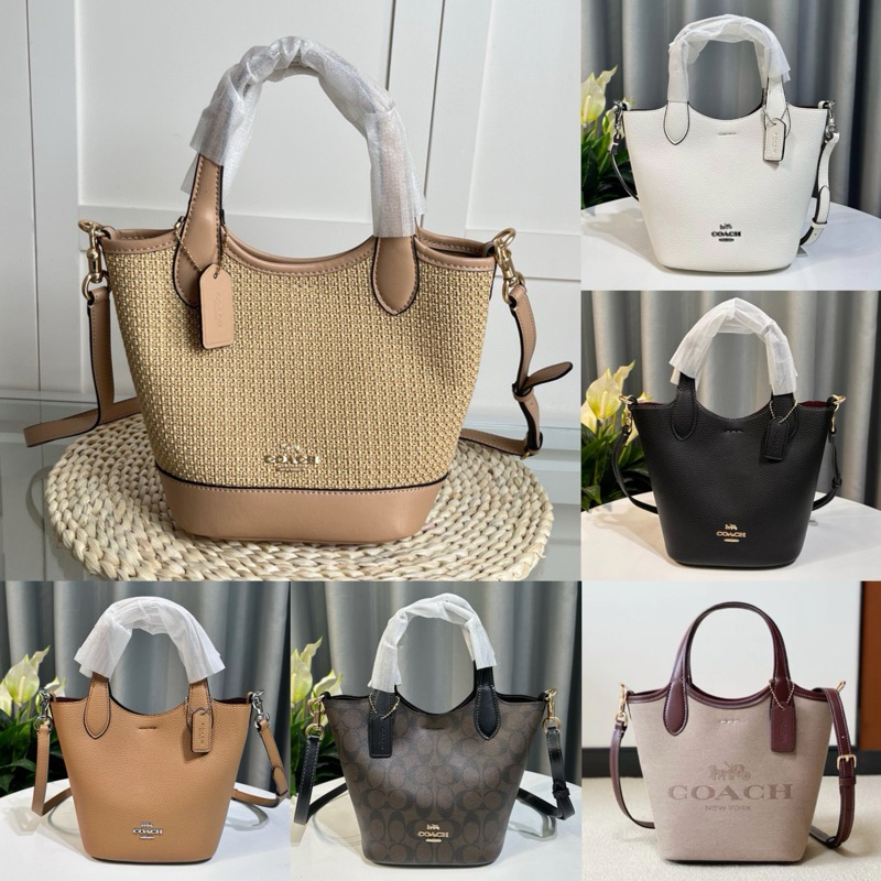 Túi C0ach Hanna Bucket đơn giản