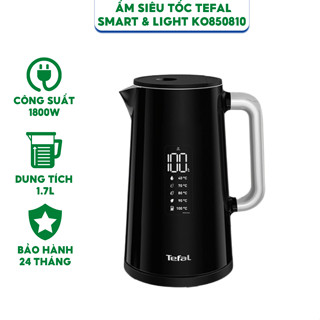 Bình đun - ấm siêu tốc Tefal Smart & Light KO850810 - 1.7L - Công suất 1800W - Bảo hành 24 tháng