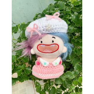 Outfit-Đồ cho Doll 10cm-Váy và mũ nồi