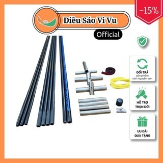 Bộ khung diều 3m5 4m 4m5 5m về tự làm