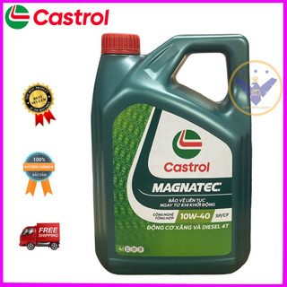 Dầu nhớt ô tô Castrol Magnatec 10W-40 SP/CF can 4 Lít