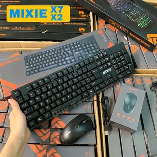 Bàn phím có dây USB MIXIE X7, X7s: đẹp, bấm êm, không tiếng kêu (kết nối có dây dành cho PC,Laptop và Ô tô)