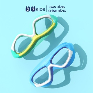 Kính bơi cao cấp 27 Kids chống mờ có nút bịt tai dây đeo điều chỉnh cho trẻ từ 4-14 tuổi UAGG1