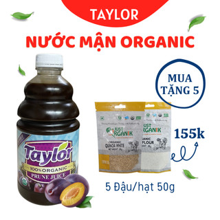 Nước Ép Mận Taylor Hữu Cơ/Tự Nhiên 946ml - Hỗ Trợ Cải Trợ Chứng Táo Bón Cho Mẹ Bầu, Bé Nhỏ Và Cả Nhà