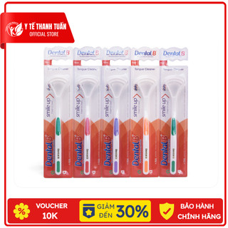 Combo 5 cây cạo lưỡi Dental B giúp sạch mảng bám, hết bợn trắng