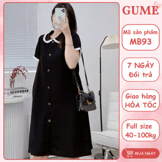 Đầm bầu thiết kế-váy suông timi cổ sen cúc gỗ_mb93