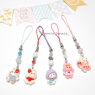 🐰 MISA 🐰 - Móc khóa thỏ dễ thương - Keychain y2k dây treo điện thoại móc khóa túi xách balo handmade