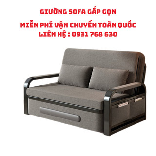 Sofa giường cao cấp , giường sofa có ngăn chứa đồ khung sơn tĩnh điện , giường sofa gấp gọn