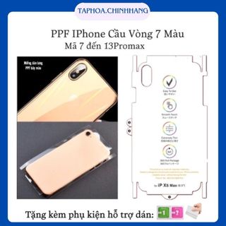 [HOT] MIẾNG DÁN DẺO PPF CHỐNG TRẦY XƯỚC - TRONG SUỐT - PHẢN QUANG 7 MÀU- DÀNH CHO IPHONE