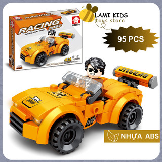 Xe đua lắp ráp mô hình xe jaybao f lamikids
