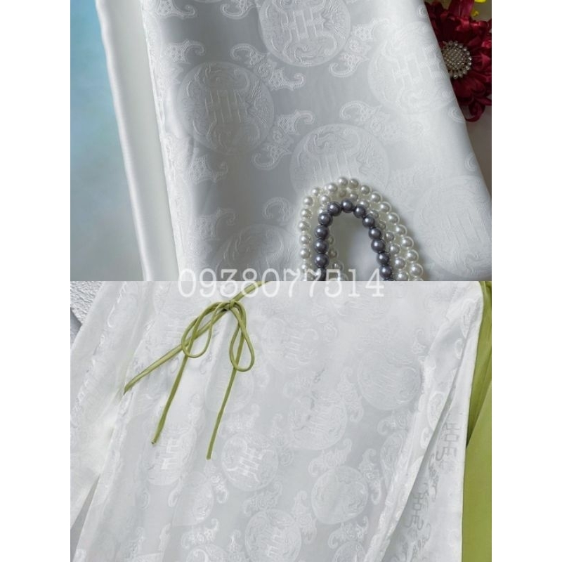 GẤM LỤA THỌ DƠI/ CUNG HỶ khổ 1m5