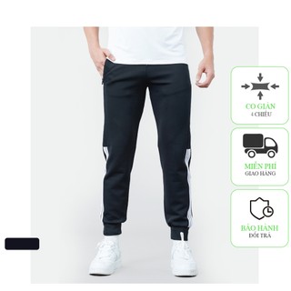 Quần Thể Thao Dài Jogger Tập Gym Yoga Nam SG9, Quần Tập Gym Sọc Lưới Co Giãn Tốt, Thoáng Khí
