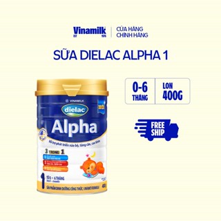 Sữa bột Dielac Alpha 1 - Hộp thiếc 400g