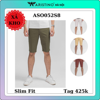 ( XẢ KHO)Quần short kaki nam ARISTINO 100% cotton ASO052S8