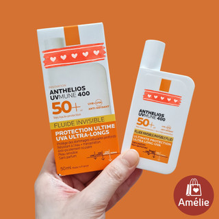 [DATE 2027] Kem chống nắng dạng sữa lỏng Invisible Fluid (Shaka) SPF 50+ 50ml bản không mùi