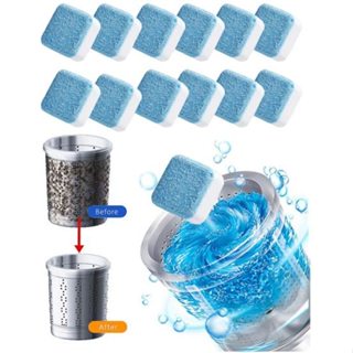 [ComBo] 60 Viên Tẩy Cặn Lồng Máy Giặt, Vệ Sinh Lồng Máy Giặt. [BXTT]