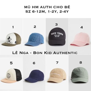 Mũ bé trai bé gái HM UK/US/KOREA chính hãng sz 4-6m đến 2-4y (ĐỌC KỸ LƯU Ý Ạ