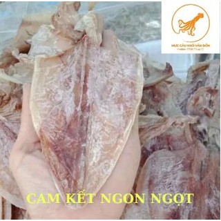Mực khô câu vân đồn to bằng 4 ngón tay, y hình, chất lượng, khô mực ngon