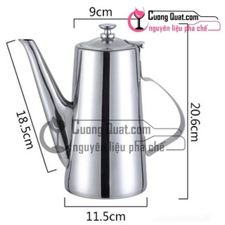 Bình rót trà, cafe - 2 lít inox cao cấp