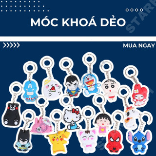 Móc Khóa dẻo nhiều mẫu nhiều size – móc khóa silicon giá rẻ