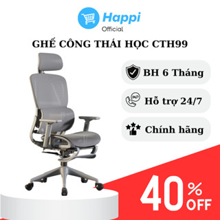 Ghế Công Thái Học, Ghế Văn Phòng CTH-99 FULL LƯỚI, Tiện ích Ngả Lưng Lên Đến 160 Độ Gác Chân