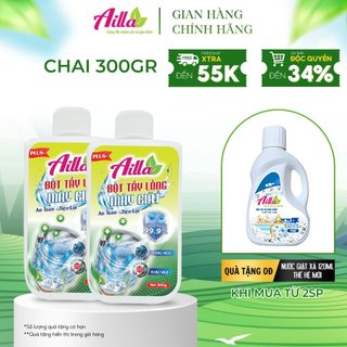 Set 2 Hộp Tẩy Lồng Máy Giặt Cao Cấp Ailla 300Gr, Giúp Loại Bỏ Nấm Mốc, Vi Khuẩn Nhanh Chóng, Hiệu Quả
