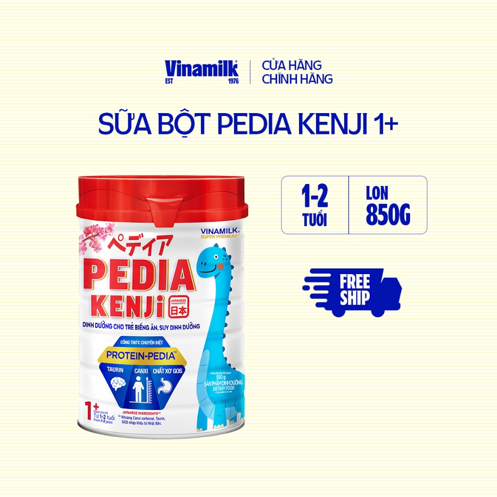 Sữa bột Pedia Kenji 1+ (cho trẻ từ 1 đến 2 tuổi) - Hộp 850g