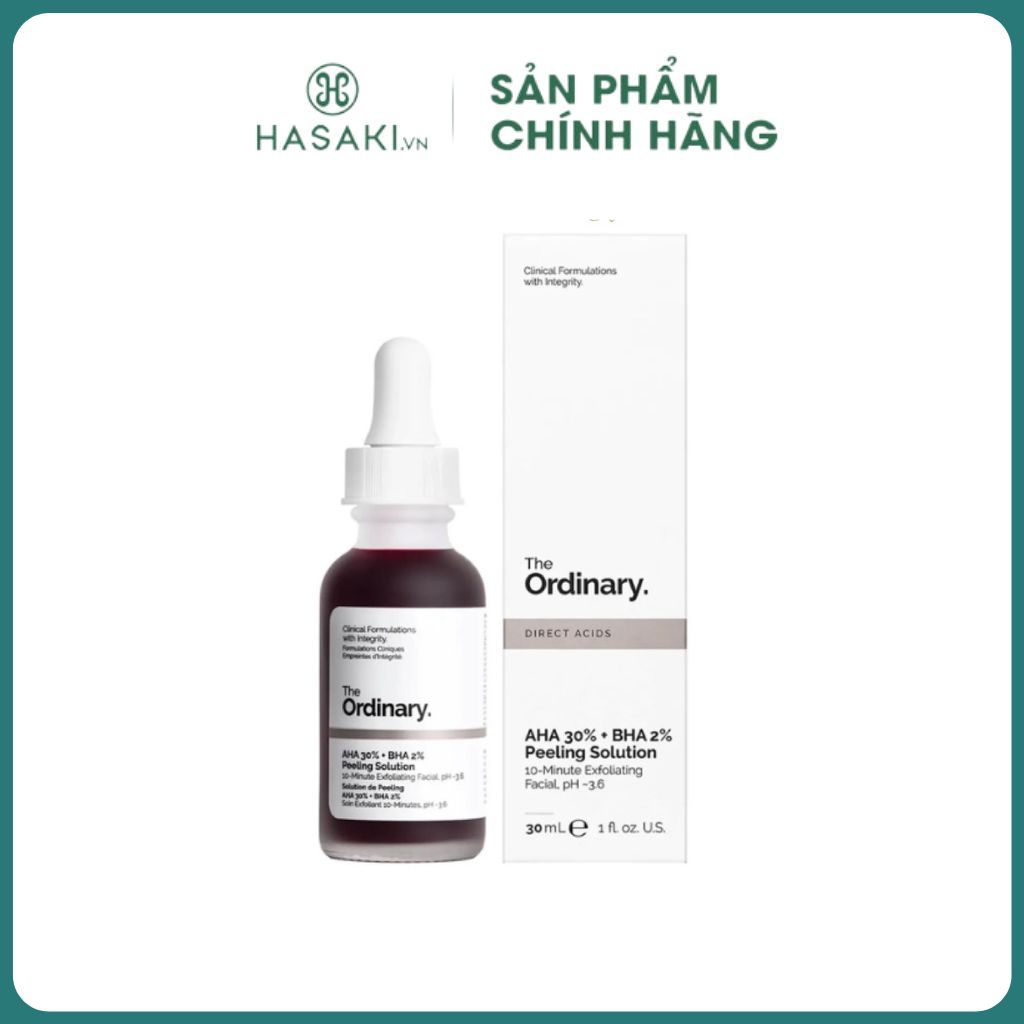 The Ordinary AHA 30% + BHA 2% Peeling Solution Full Size 30ml