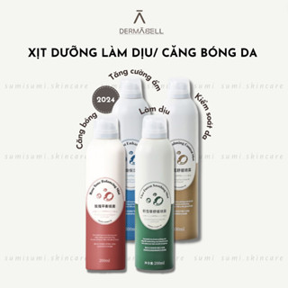 SẴN (Dermabell) Xịt dưỡng làm dịu căng bóng da Cica-Forest Soothing Mist - Rose Tone Balancing Mist 200ml