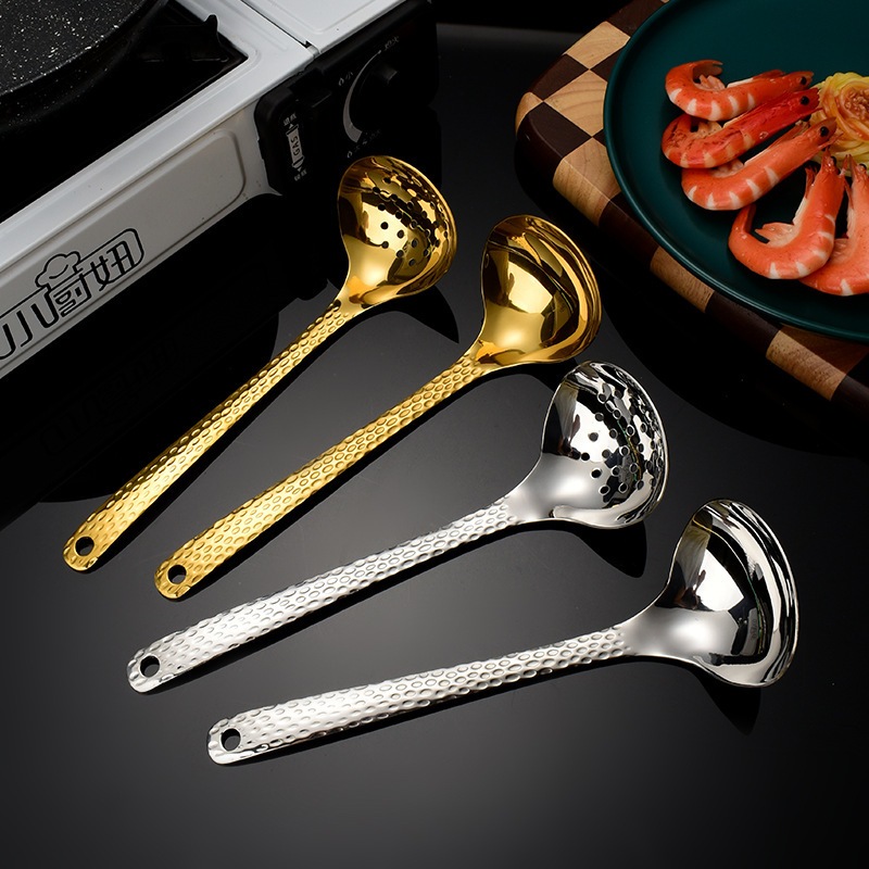 Set 2 muôi múc canh inox style Hàn siêu đẹp 20.6cm ECOMAX