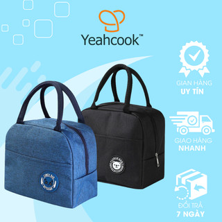 YEAHCOOK Túi đựng hộp cơm giữ nhiệt chống thấm nước cho văn phòng