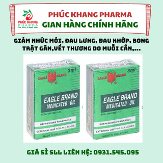 Dầu xanh 3ml - 1 nắp. hàng bao đổi trả