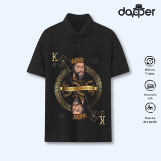 Áo Polo Nam Tay Ngắn LADY Cổ Bẻ Chất Liệu Cá Sấu Co Giãn 4 Chiều THIẾT KẾ Nam Tính, Sang Trọng-RT10