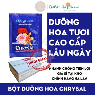 Dưỡng Hoa Tươi Lâu Tàn Chrysal- Combo 50 gói chính hãng Hà Lan- Gói Dưỡng Hoa Lâu Tàn