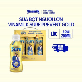 Sữa bột pha sẵn sure prevent gold - lốc 6 chai 200ml