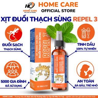 Xịt Phòng Tinh Dầu Đuổi Thạch Sùng REPEL 3, Xịt Đuổi Thằn Lằn Thành Phần Thiên Nhiên, An Toàn, Hiệu Quả chai 100mL