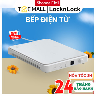 Bếp từ locknlock, bếp từ đơn đa năng, bếp điện từ chính hãng siêu mỏng, cao cấp eji146wht t2c mall