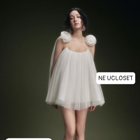 {VÁY THIẾT KẾ] Váy 2 dây phối hoa váy babydoll hai dây đầm 2 dây đầm babydoll voan đầm đi biển váy đ