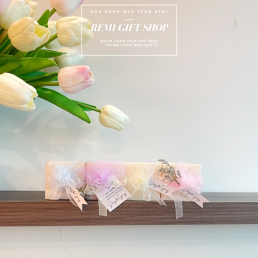 Bánh xà phòng cám gạo Thái Lan, món quà tặng sang trọng ý nghĩa trong các sự kiện, tiệc cưới hỏi