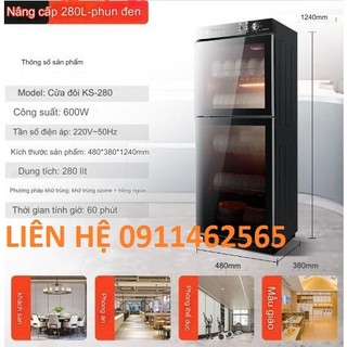 Tủ sấy chén bát dĩa gia đình 280L . Khử khuẩn UV & Ozone . Hàng chính hãng. Bảo hành 1 năm