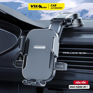 Giá đỡ điện thoại trên ô tô dán taplo A29 VuaAuto dạng thác nước không che tầm nhìn xoay 360 độ